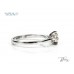  Годежен Пръстен 18К Бяло Злато със  Сертификат IGI  Bloom Jewellery